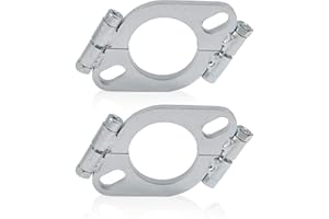 PAIYUE 2PCS Exhaust Flange Repair Kit,Car Accessories Flange Kit with Nuts and Bolts,Automotive Replacement Exhaust Flanges,S