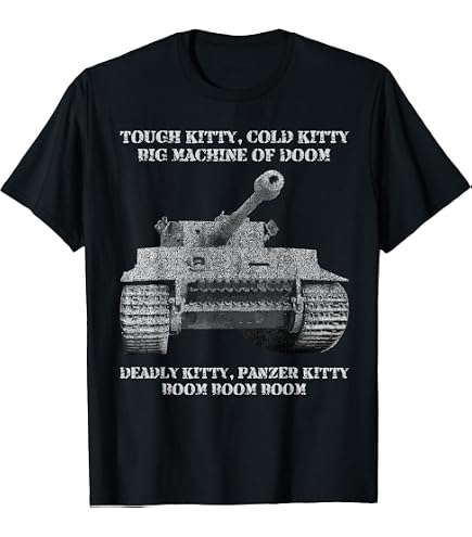 Im a cat person (7 German cats) - Ww2 Tanks - T-Shirt