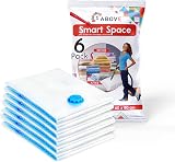 1ABOVE Pack of 6 Vacuum Storage Bags Large 60x80CM Mould Moisture Proof