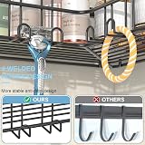 Yazoni Corner Shower Caddy No Drilling Adhesive Shelf 2 Pack Black view 8