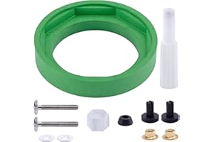 RAINGOWN Toilet Tank to Bowl Gasket Kit for American Standards Toilet Part Champion 4 AS738756-0070A, 3 Inch Toilet Tank Replacement Kit Includes Gasket & Bolt Kit with Handle