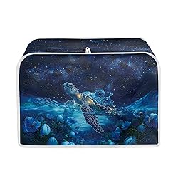 Talayituse Galaxy Turtle Flower Print 4 Slice