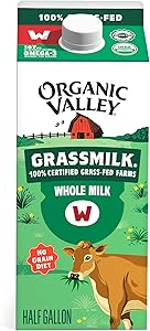Organic Valley Grassmilk, 100% Grass Fed Whole Milk, Organic, 64 Fl Oz