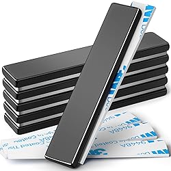 6 Pack Super Strong Neodymium Bar Magnets with