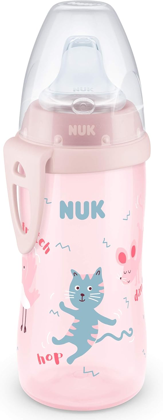 NUK 10255470 Active Cup Soft Drinking Spout with Clip and Protective