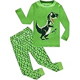 Little Boys Pajamas Fire Truck Kids Train 2 Piece Pjs Dinosaur Sleepwear Toddler Boy Tractor Clothes Sets 2-7 Years