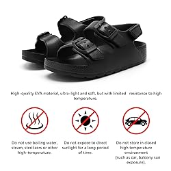 ChayChax Toddler Boys Girls Double Buckle Sandals