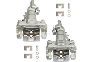 Autoround 19B2068 19B2069 Rear Disc Brake Caliper Assembly with Bracket fit for 1998-2007 Honda Accord, 2004-2008 Acura TSX, Both Driver Passenger Side