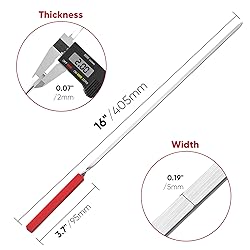 Grill Skewers with Silicone Handle, 16" Long Kebab