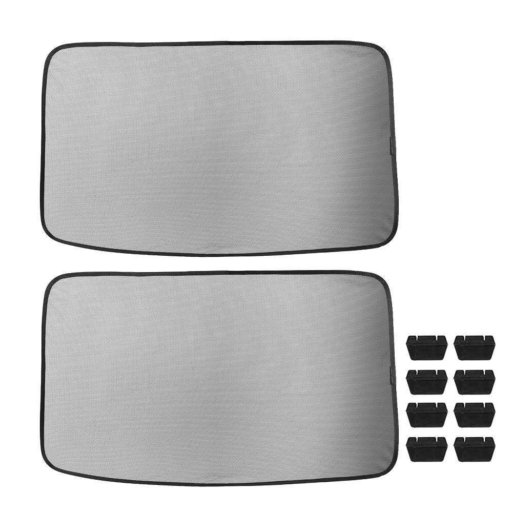KIMISS Glass Roof Mesh Sunroof Sun Shield Cloth Rear Window Sunshade Fit for Model 3 Black