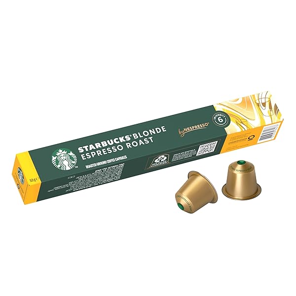 STARBUCKS – BLONDE ESPRESSO ROAST BY NESPRESSO –...