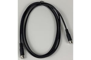 BESTPRICECABLES 9 Pin Mini Din Minidin Male To Male 6 Foot Black Cable B Type Non Standard