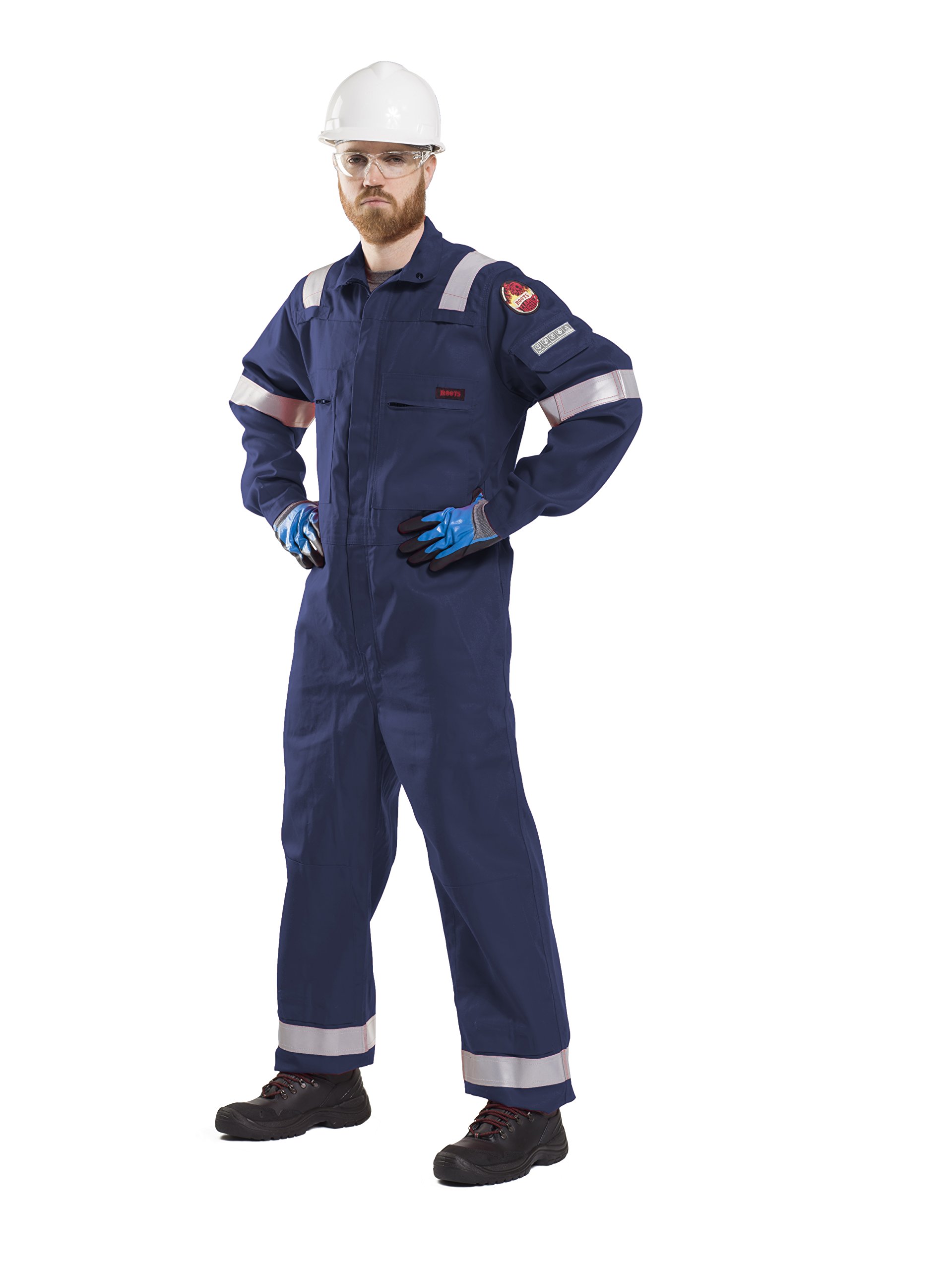 Roots Original RO23095 Flame Bus TER2 Nordic Work Overalls EU Size 58, Navy