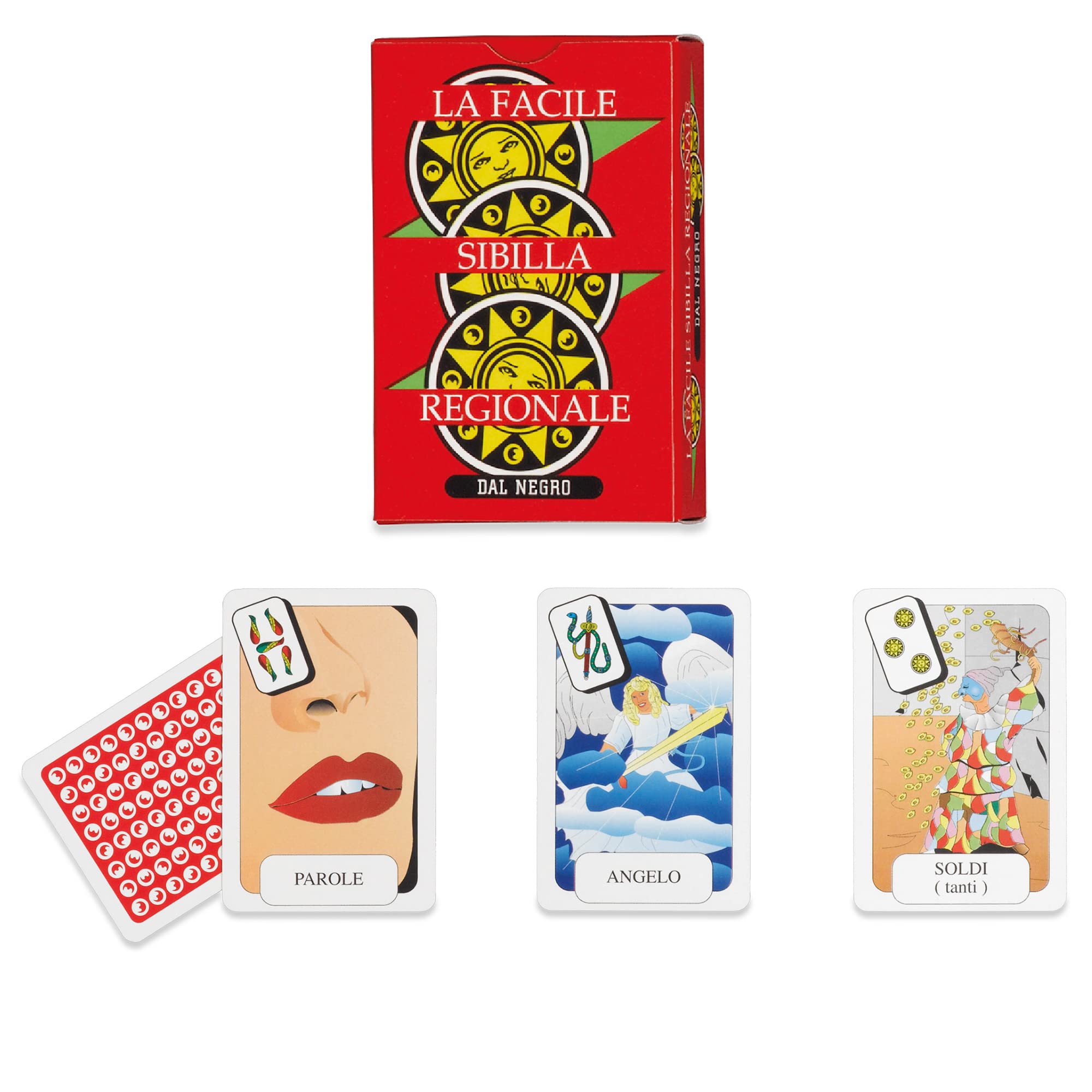 Dal 043005 Regional Sibyl Easy Playing Cards, Multi-Coloured