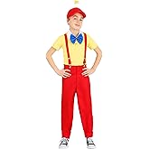 Dapper Tweedle Dee Dum Costume - Shirt, Pants, Suspenders, Hat