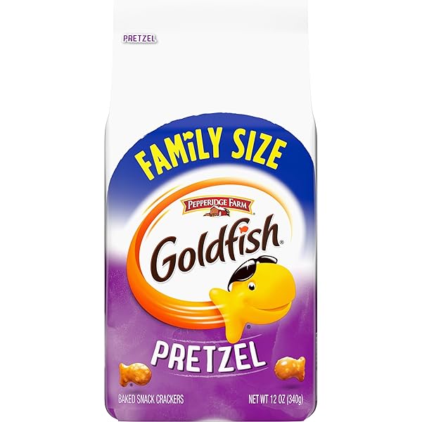 GOLDFISH PRETZEL CRACKERS, 12 OZ BAG