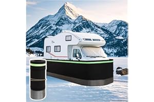 Rv Skirting for Travel Trailer 37.5 Inches High Mobile Home Skirting Easy Installation Tall 16th Wheel Camper Skirt Wind and 