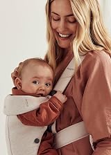 BabyBjörn Baby Carrier Mini 3D Jersey Light Beige Brand New view 8