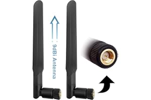 TENMORY 4G LTE Antenna 9dbi 698-2700MHZ 3G 4G LTE Universal Wide Band Omni Directional Paddle Antenna with SMA Male