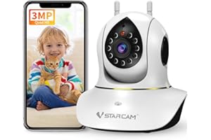 VSTARCAM Pet Camera for Cats, Interactive Dog & Cat Toy Camera with 3MP IR Night Vision, Motion Detection, 2-Way Audio, Cat Camera with Phone APP for Indoor Adult Cats/Kittens/Dogs