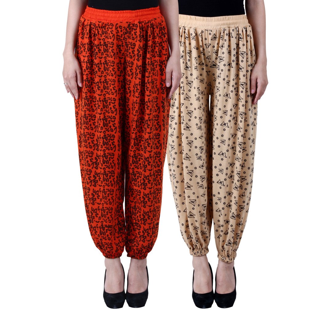 numbrave women's kurta(eanharemprinted_orange_beige__free size)
