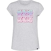 Adidas Girls Slim Fit Cap Sleeve Active Tee