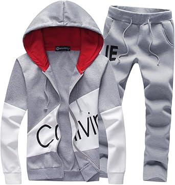 man printed tracksuit