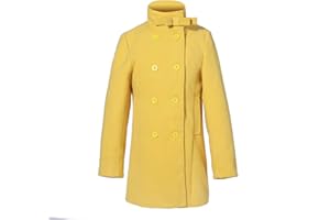 Richie House Girls Wool Trench Coat Double-Breasted Button Winter Jacket Sizes 1-10Y RH2517