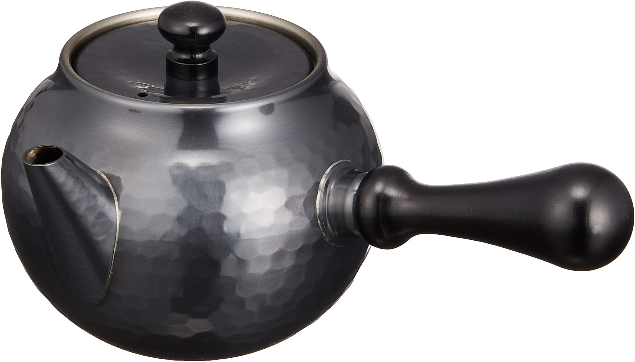 Shinko Metal BC-101 Teapot, Black Copper Finish, 12.5 fl oz (370 ml), Pure Copper, Black Copper Finish, Hammame Teapot, Yokote