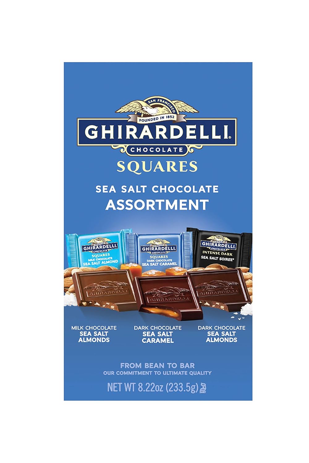Ghirardelli Milk Chocolate Sea Salt Caramel Squares