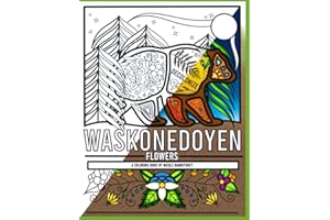 Waskonedoyen - Flowers: A coloring book by Nicole Banditgrey