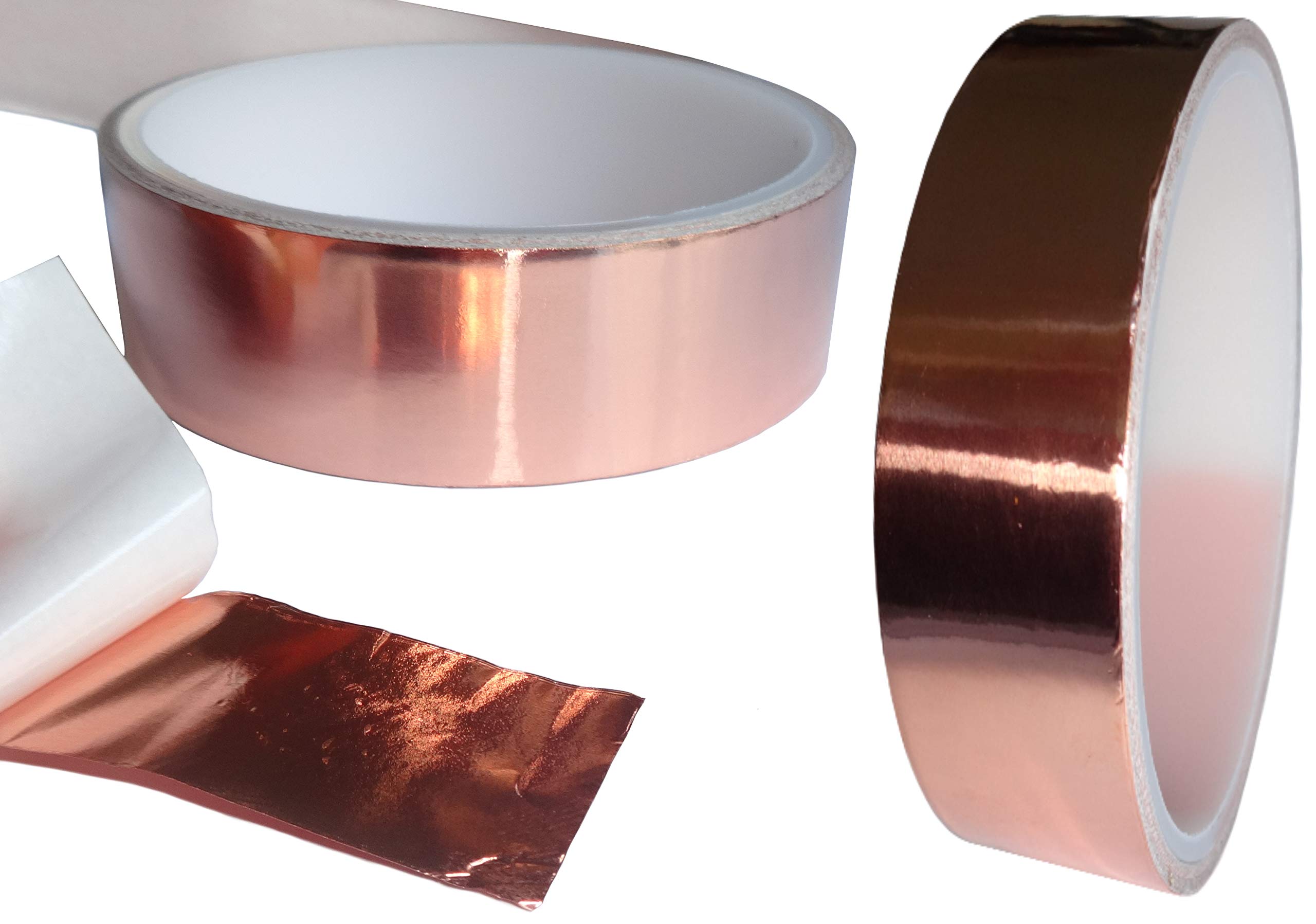 O&W Security Snail Protection Snail Repellent Snail Tape 24 mm x 4 m Copper Tape Against Snails Self-Adhesive Conductive Environmentally Friendly Without Chemicals