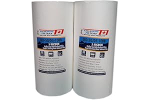 50/05 Micron Dual-Gradient Sediment Filter | 10" x 4.5" Sediment Water Filter Replacement Cartridge | Whole House Sediment Fi