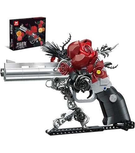 Amazon.com: GHQYTPR Gothic Rose Revolver Building Block Set 631