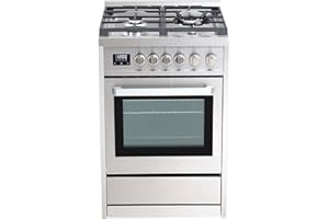 Rangaire RRG241TS 24" Gas Range Oven with Timer - Stainless Steel, Sealed Burners, Convection Fan, Easy Reach Racks