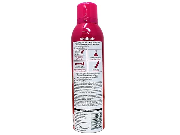 SKINTIMATE SHAVE GEL MOISTURIZING RASPBERRY 7 OUNCE (207ML) (3 PACK)