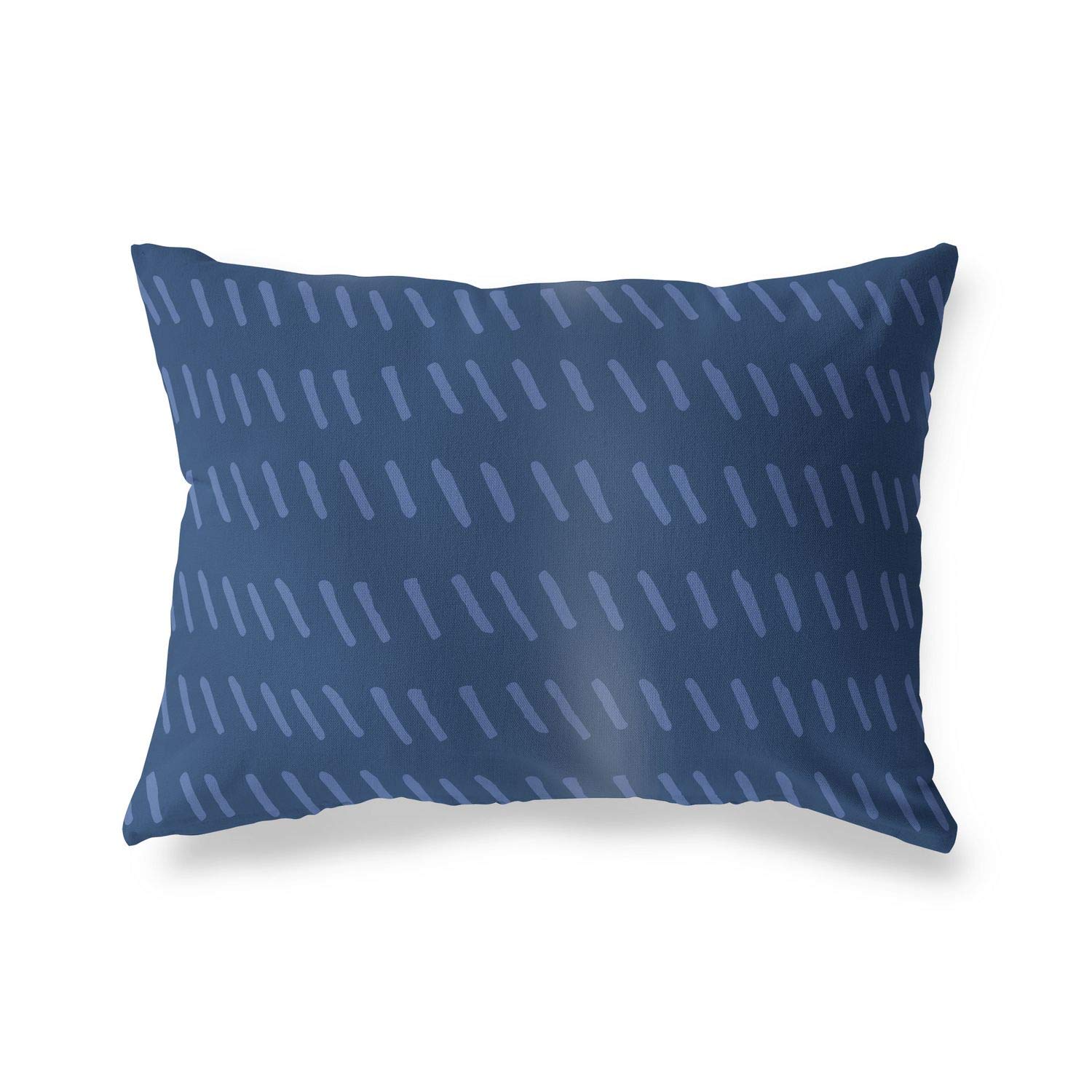 BonaMaison Decorative Cushion Cover, Blue Throw Pillow Covers, Home Decorative Pillowcases for Livingroom, Sofa, Bedroom, Size: 45X60 Cm - Designed and Manufactured in Turkey