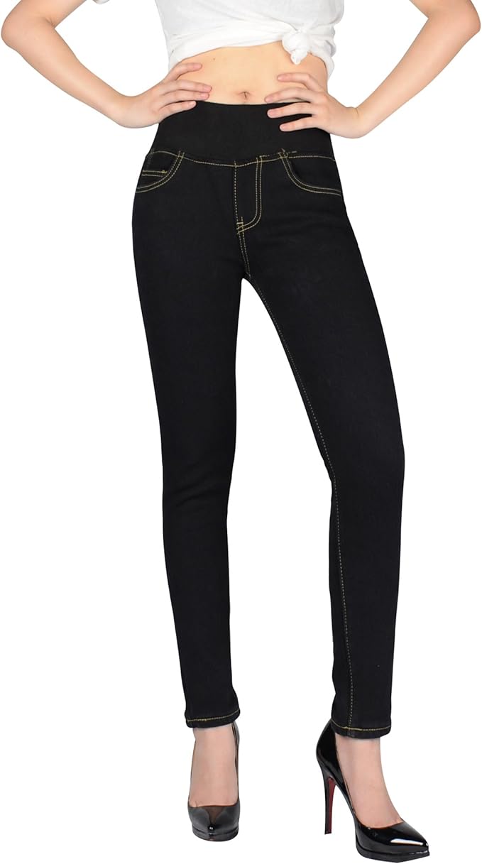 fleece lined jeans womens uk