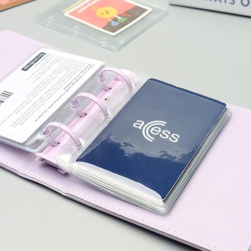 NatSumeBasics 12 Mini Binder Pockets Clear Card Holder A9 Binder Inserts  PVC Cash Budget Envelopes for 3 Ring Binder Sheet Protectors Organize  Photos Cards Bills (Mini, Clear) in Saudi Arabia | Whizz Binder Pockets