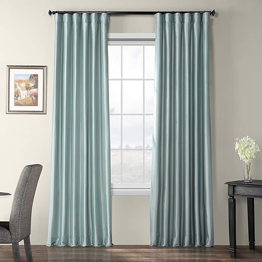 Amazon Com Hpd Half Price Drapes Ptch Bo5 96 Robins Egg Blackout