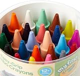 Crayola Jumbo Crayons Assorted Colors 16 Count Toddler Art Tools view 3