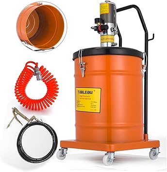 Amazon Com Mophorn Gallon 10 Gallon Air Operated Pneumatic mophorn gallon 10 gallon air operated pneumatic compressed gun lubrication grease pump 50 1 pressure ratio 40l