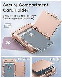 ATATOO for Motorola Razr 2025 Case with Card Holder