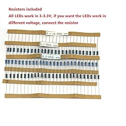 Bowerful 25pcs Pre-soldered Micro Litz Wired Leads
