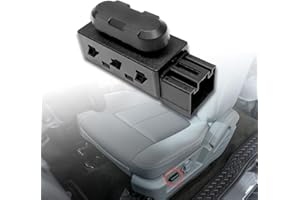 ATRACYPART Power Seat Adjustment Switch Front Driver Side for 6 Way Compatible with Ford F150 F250 F350 Explorer Lincoln MKX & More Replace# 9L3Z-14A701-A, PSW5, 9L3Z14A701A