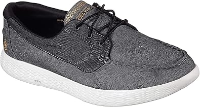 skechers black boat shoes