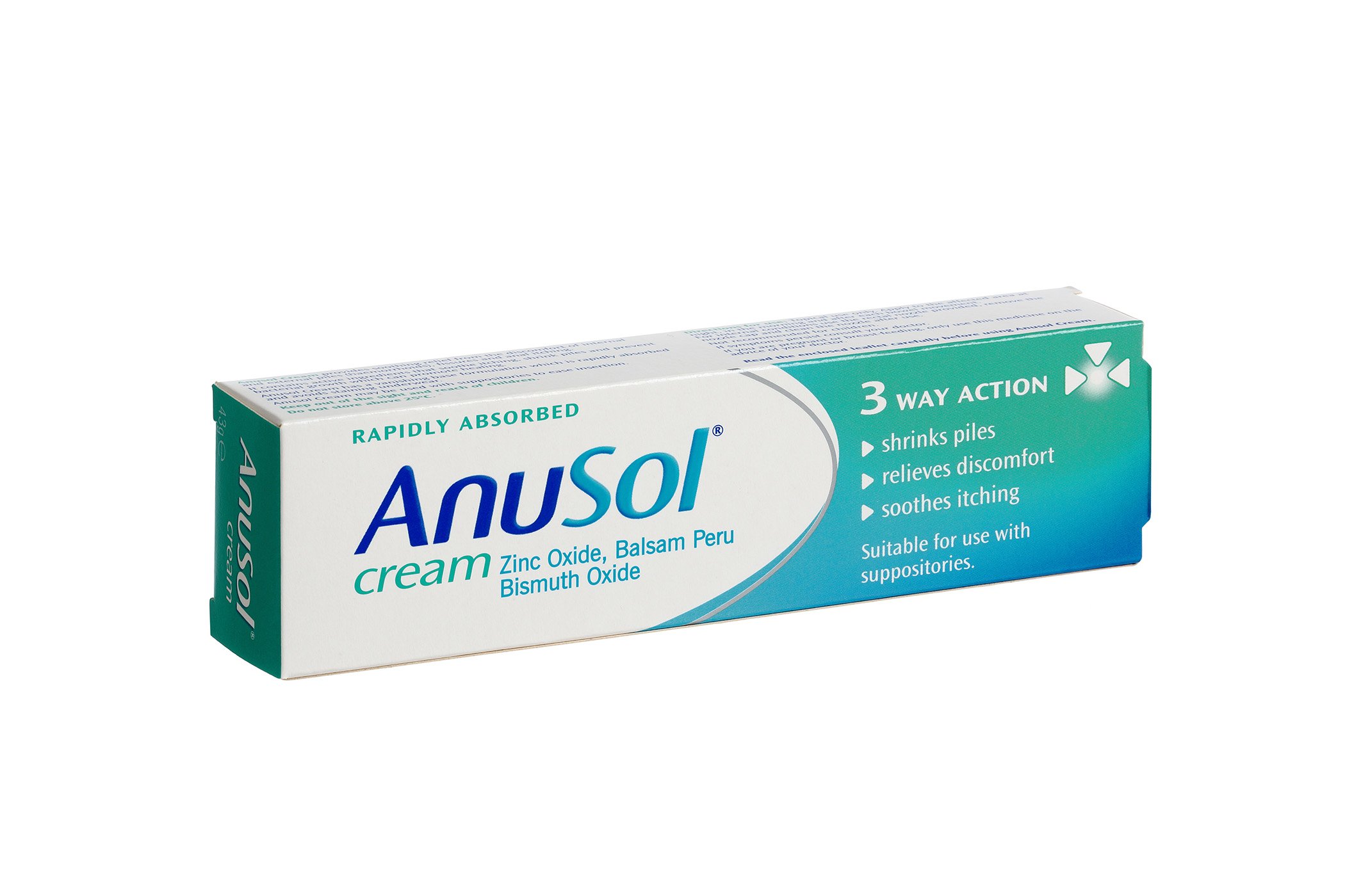 Anusol Haemorrhoids Treatment Cream Shrinks Piles, Relieves & Soothes Itching