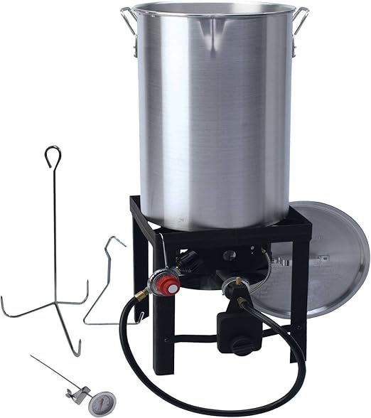 La BOVA freidora 30 qt Turquía freidora Pot & Estufa de gas propano