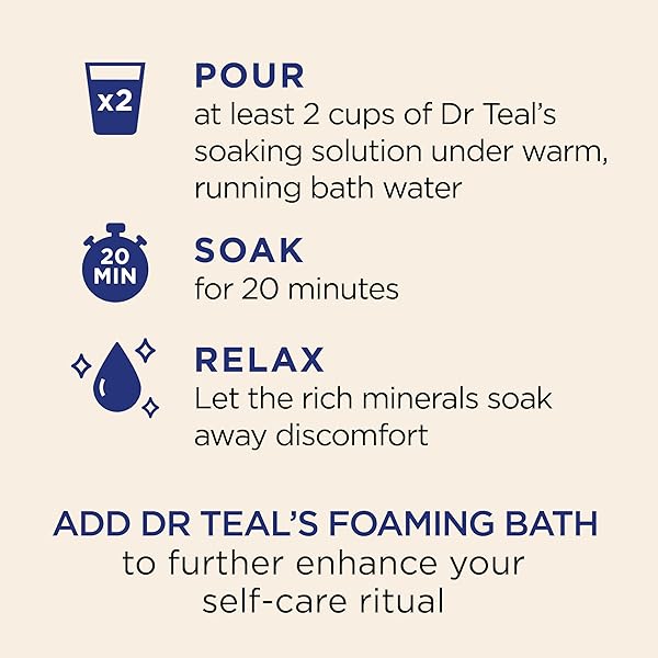 DR TEAL’S EPSOM SALT MAGNESIUM SOAK, LIMITED EDITION COZY VANILLA SEASON, 3LBS