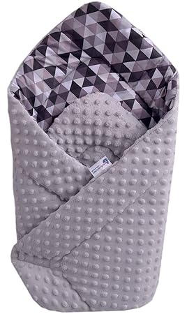 Einschlagdecke Steckkissen Minky 100% Baumwolle 75x75 cm Schlafsack doppelseitiges weich ganzjährig multifunktional antialler